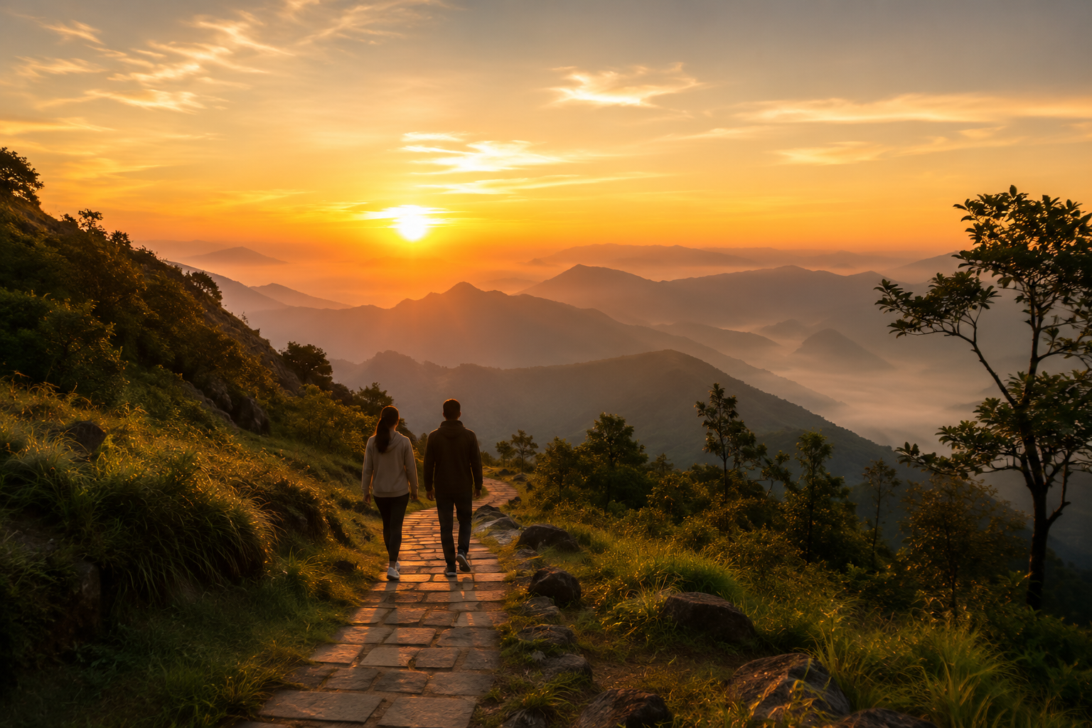 Sunrise walk