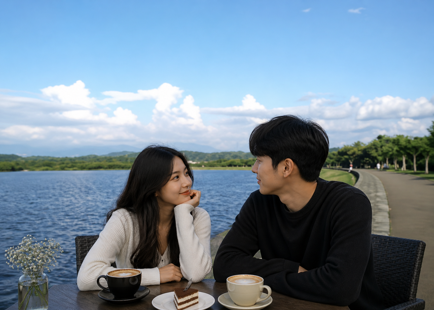 Coffee date atmosphere