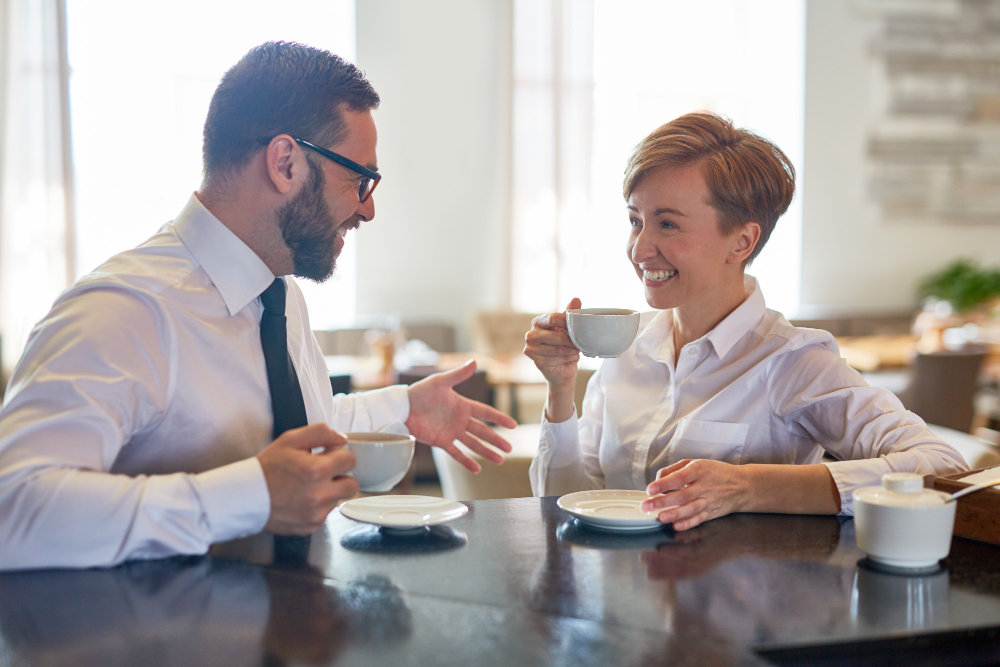 Coffee conversation